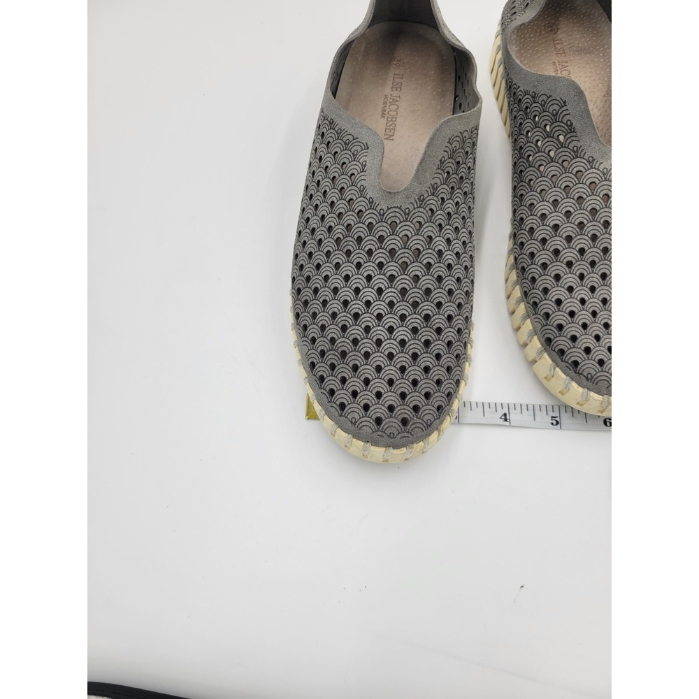 Ilse Jacobsen Women's Tulip Grey Slip On Comfort Loafer Sneakers Sz 39 See Chart - Picture 10 of 11